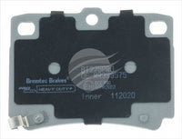 BREMTEC PRO LINE HD CERAMIC+ ZERO DUST MITSUBISHI CHALLENGER 1994- BT225PRO