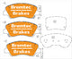 BREMTEC PRO-LINE BRAKE PADS SET KIA RIO III UB 1.4, 1.6 2011- BT2270PRO