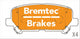 BREMTEC PRO-LINE BRAKE PADS SET ISUZU MUX 4WD 3.0D 2014- BT2279PRO