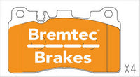 BREMTEC EURO-LINE HD BRAKE PADS SET MERCEDES (W205) C63 6.0L V12 BT22940ELH