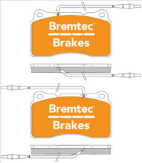 BREMTEC EURO-LINE BRAKE PADS SET BT2297ELC