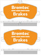 BREMTEC EURO-LINE BRAKE PADS SET BT2317ELC