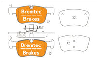 BREMTEC EURO-LINE BRAKE PAD FRONT SET BMW 1,3,4 SERIES BT2327ELC