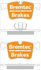 BREMTEC EURO-LINE FRONT BRAKE PADS SET BMW X3 (F25) xDrive 28i 2011- BT2329ELC