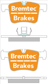 BREMTEC EUROLINE HD CERAMIC+ ZERO DUST BMW X3 (F25) xDrive 2011- FRON BT2329EL