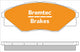 BREMTEC TRADE-LINE BRAKE PAD FRONT SET TOYOTA HILUX 3.0 GGN KUN TGN BT2332TS