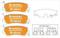 BREMTEC EVOLVE HYBRID-PERFORMANCE FORD MUSTANG (FM) GT 5.0L 2014 BT23581EV550