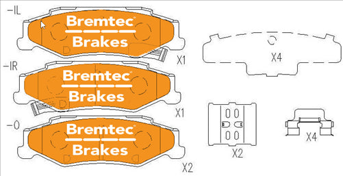 BREMTEC EVOLVE HYBRID-CARBON CHEVROLET CORVETTE (C6) 6.2L BT23631EV