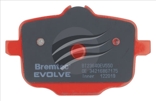 BREMTEC BRAKE PAD SET REAR BMW X3 (G01) M40i 3.0T 10/2017 BT23640EV550
