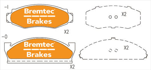 BREMTEC PRO-SERIES HD FORD F-150 1978- BT2400PRO