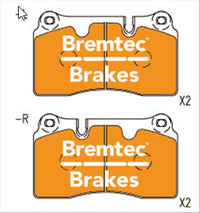 BREMTEC EVOLVE HYBRID-CARBON ASTON MARTIN VANTAGE 5.9L V12 BT24620EV550