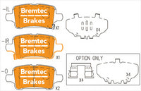 BREMTEC PRO-SERIES HD HOLDEN EQUINOX (EQ) 2.0L 2017- BT24820PRO