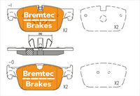 BREMTEC EURO-LINE HD BRAKE PADS SET VOLVO V90 D5 2.0LTDi 2016- BT25350ELH