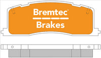 BREMTEC TRADELINE BRAKE PAD SET REAR TOYOTA ESTIMA 1991-97 BT257TS