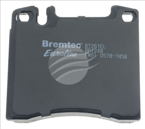 BREMTEC EURO-LINE BRAKE PADS SET MERCEDES-BENZ (W140) S320 BT261ELC