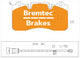 BREMTEC EURO-LINE BRAKE PADS SET RENAULT MEGANE (BFB) 1.2TDi BT26530ELC