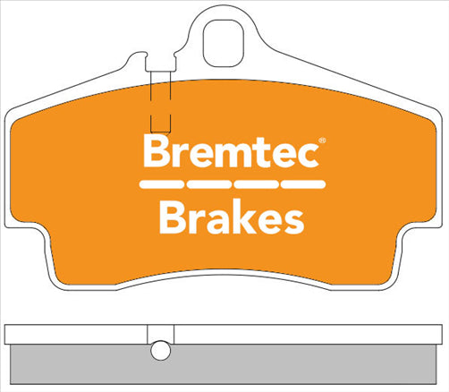 BREMTEC HYBRID-CARBON HIGH PERFORMANCE PORSCHE BOXTER (986 2.5, 2.7 BT269EV550