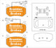 BREMTEC BRAKE PAD SET ALFA ROMEO GIULIA BT27090EV550