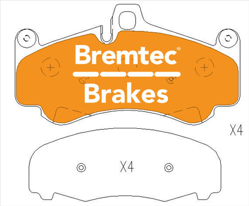 BREMTEC EVOLVE HYBRID-CARBON PORSCHE 911 (996) CARRERA 4S BT27200EV550