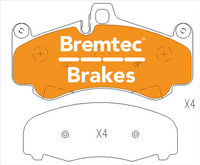 BREMTEC EVOLVE HYBRID-CARBON PORSCHE 911 (996) CARRERA 4S BT27200EV550