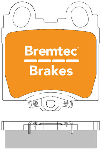 BREMTEC TRADE-LINE BRAKE PADS SET LEXUS IS200 2001- BT275TS