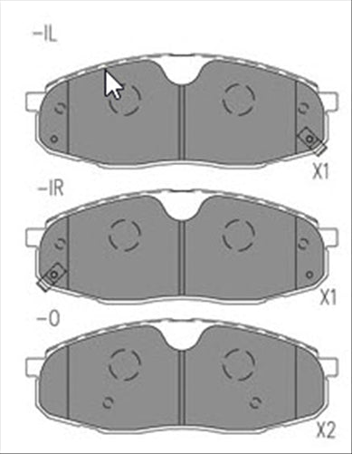 BREMTEC BRAKE PAD SET FRONT LDV D90 2.0L 2018- BT27600PRO