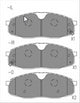 BREMTEC BRAKE PAD SET FRONT LDV D90 2.0L 2018- BT27600PRO