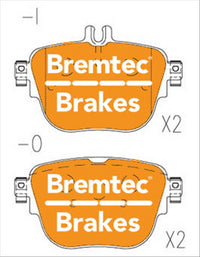 BREMTEC ENDURE BRAKE PAD SET BT27750ELH