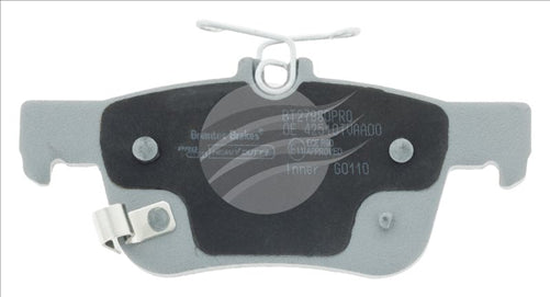 BREMTEC PRO-LINE HD CERAMIC+ PADS HOND ACCORD CV 2019- REAR BT27980PRO