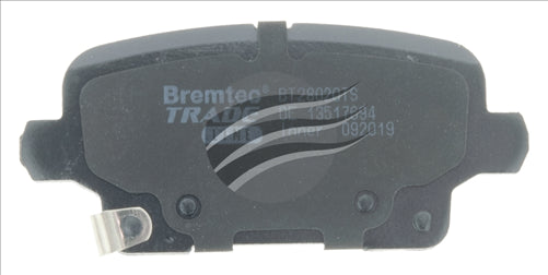 BREMTEC BRAKE PAD SET REAR HOLDEN COMMODORE ZB 2.0L 2017- BT28020TS