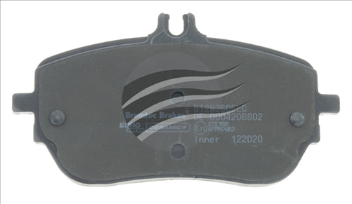 BREMTEC EUROLINE CERAMIC+ ZERO DUST MERC A200 W177 FRONT BT28260ELC