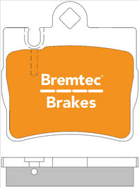BREMTEC EURO-LINE BRAKE PADS SET MERCEDES S CLASS (W220) 1999- BT282ELC