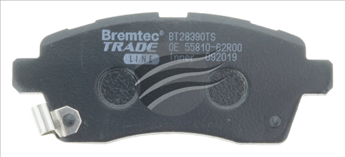 BREMTEC BRAKE PAD SET FRONT SUZUKI IGNIS (MF) 1.2L 2016- BT28390TS
