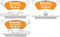 BREMTEC TRADE-LINE BRAKE PADS SET CHRYSLER VOYAGER RG 2001- BT285TS