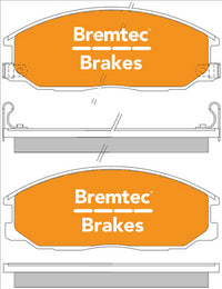 BREMTEC TRADE-LINE BRAKE PAD FRONT SET HYUNDAI GRANDEUR SANTA FE BT287TS