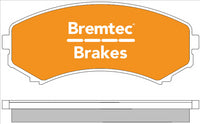 BREMTEC ENDURE BRAKE PAD FRONT SET PAJERO ECONOVAN BONGO BT288E