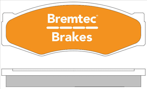 BREMTEC TRADE-LINE BRAKE PAD FRONT SET NAVARA D21 PATHFINDER PRAIRIE BT293TS