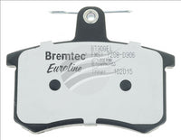 BREMTEC EURO-LINE BRAKE PADS SET AUDI A4 (ATE CALIPER) 1994-02 BT309ELC