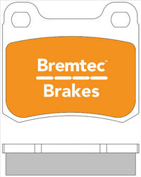 BREMTEC TRADELINE BRAKE PAD SET REAR MERECEDES C200 (W202) 93-96 BT313TS