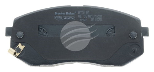 4WD BRAKE PADS SET KIA SPORTAGE 2.0 FWD WAGON BT314E