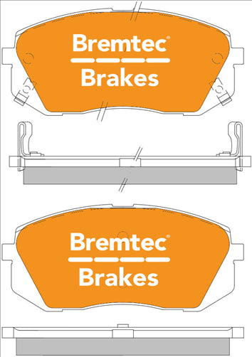 BREMTEC PRO-LINE BRAKE PADS SET KIA SPORTAGE 2.0 FWD WAGON BT314PRO