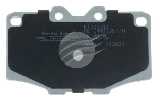 BREMTEC PRO-LINE BRAKE PADS SET TOYOTA HILUX 4WD 79-83 BT322PRO