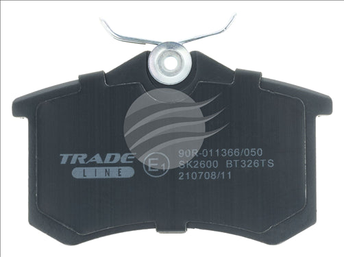BREMTEC TRADELINE BRAKE PAD SET REAR AUDI, PEUGEOT, VOLKSWAGEN BT326TS