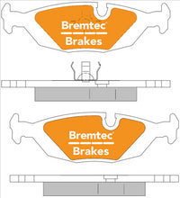 BREMTEC TRADE-LINE BRAKE PADS SET BMW 3 SERIES (E30) 1987-91 BT331TS