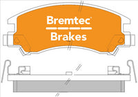 BREMTEC TRADELINE BRAKE PAD SET FRONT SUBARU LEONE 94-98 BT336TS