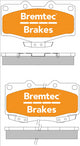BREMTEC 4WD BRAKE PADS SET TOYOTA LANDCRUISER 90 SERIES BT370E