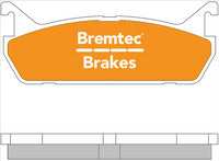 BREMTEC TRADE-LINE BRAKE PADS SET FORD LASER KH, KF TX3 1990-94 BT371TS