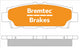 BREMTEC TRADE-LINE BRAKE PADS SET LEXUS SC400 1992-00 BT380TS