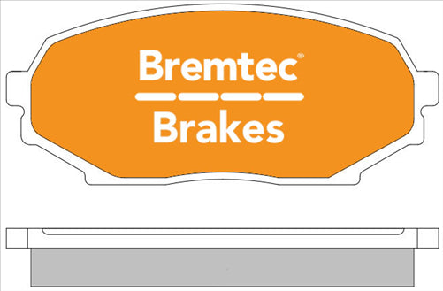 BREMTEC TRADE-LINE BRAKE PADS SET MAZDA MX5 1989-93 BT392TS