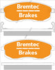 BREMTEC TRADE-LINE BRAKE PAD FRONT SET JUKE 350Z MAXIMA SKYLINE 180SX BT393TS